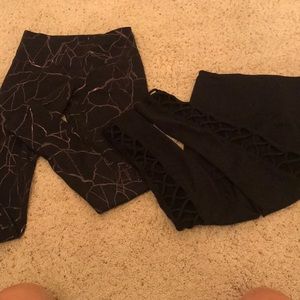 2 Pairs Zella Pants both size Small